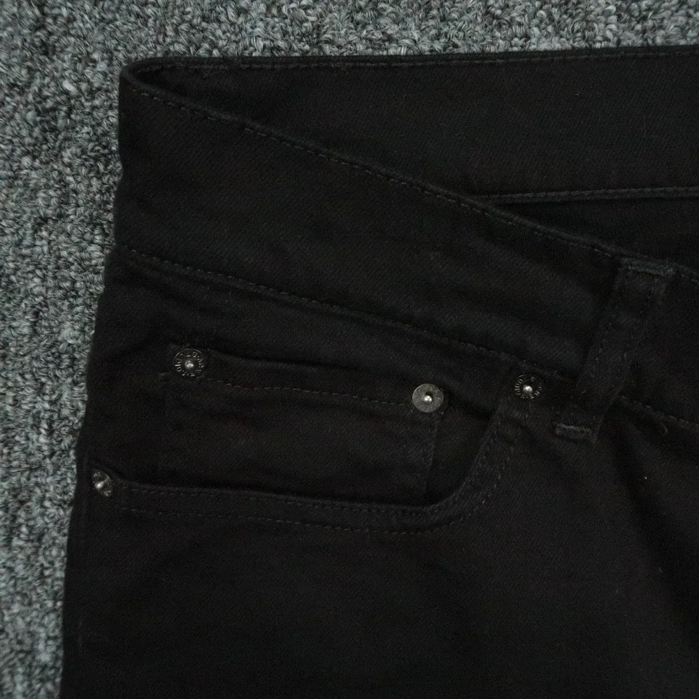 Acne Studios Jeans Mens 30x27 Black Ace Stay Cash Slim Straight 5 Pocket